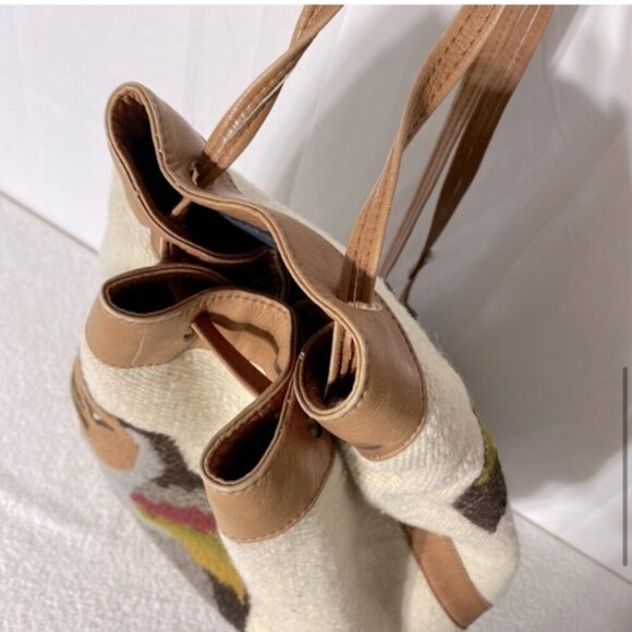 Vintage Boho Bird Hobo Bag Backpack Shoulder Bag - Picture 8 of 16